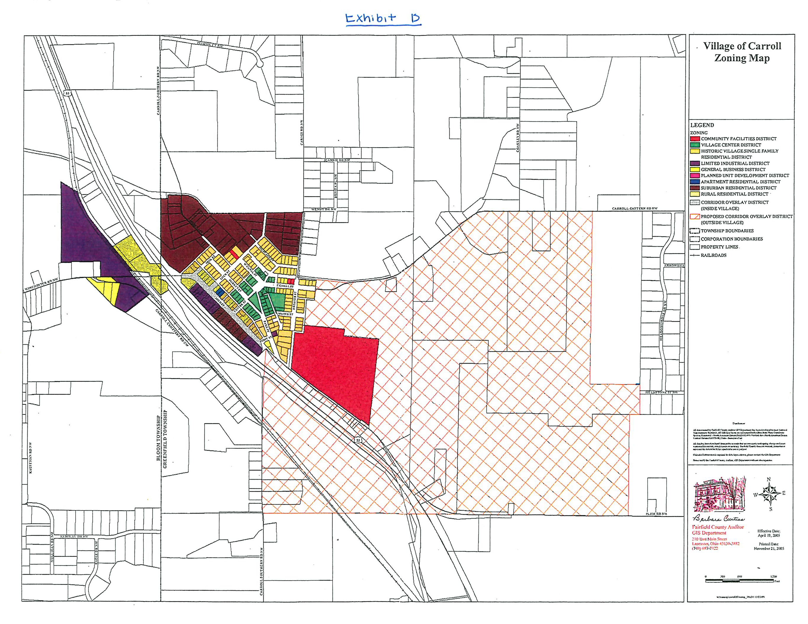 Village zoning Map