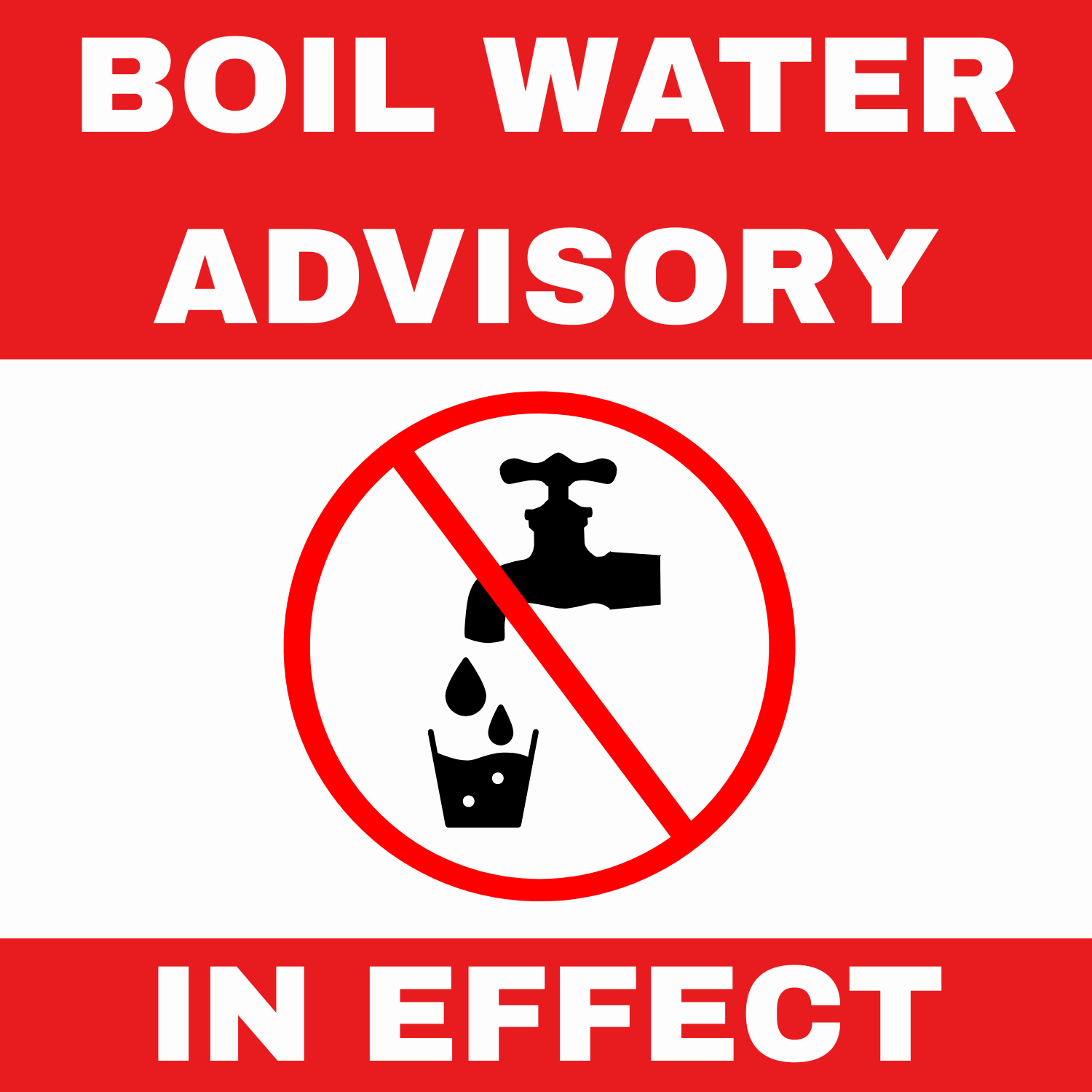 water boil alert ad
